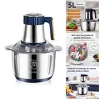 5L Capacity Electric Meat Grinders Vegetable Slicer Processor Home Cooking