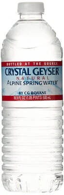 Crystal Geyser Natural Alpine Spring Water, 16.9 Fl Oz
