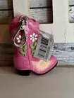 Bath & Body Works Pink Glitter Cowboy Boot Pocketbac Hand Gel Sanitizer Holder