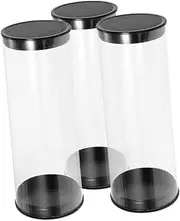 PAMINGONO 3pcs Golf Tube Portable Ball Case Golf Ball Container Case for Golf Ball Golfs Case Golfing Supplies Transparent Container Clear Golfs Ball Containers Clear Plastic Tube Golf Case