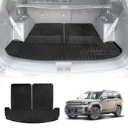 3D All Weather Boot Liner for Hyundai SantaFe Santa Fe 6/7 Seater 2024-2025 Heavy Duty Cargo Trunk Cover Mat Luggage Tray