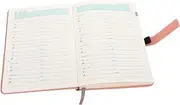 OFFSCH Yearly Planning Notebook Monthly Schedule Notepad Portable Diary for Students Design for Daily Use present for Creative Writing and Planning