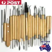 22pcs Clay Sculpting Pottery Carving Tool Set Shaper Modelling Sculpture Knife