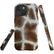 For iPhone 15 Plus Case, Shielding Cover, Giraffe Pattern
