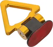 HEALLILY Car Exterior Decoration: Universal Tow Hook Sleek Design Easy Install No Drilling Decorative Towing Ring Hook