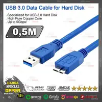 在飛比找蝦皮購物優惠-0.5 米 USB 3.0 轉 Micro B 線 Micr