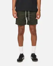 [XXIII] Xxiii Riven Corduroy Shorts Dark Green - Size M M Dark Green