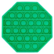 Green Octagonal Pop Bubble Fidget Toy