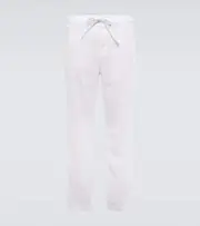 [Frescobol Carioca] Frescobol Carioca Oscar straight linen and cotton chinos 36 white