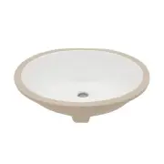 Sarlai Undermount Bathroom Sink - 19 x16 inch Oval Vessel Sink Under counter ...