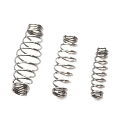 100Pcs Fishing Hook Steel Swivels Spring Single Circle Fishing Tackle Accessory