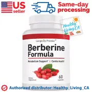 Longevity Berberine Formula: Premier blood sugar support & healthy cholesterol