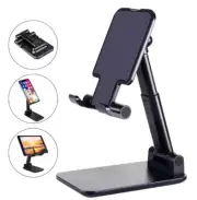 Universal Metal Desk Tabletop Phone iPad Tablet Stand Holder Foldable Adjustable