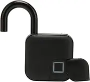 [Generic] Locker Lock, Fingerprint Padlock Waterproof Safety Electronic Lock Fingerprint Padlock for Door Suitcase Gym School Office Bike