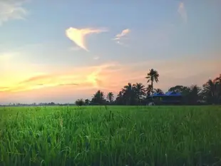 雙溪勿刹的2臥室獨棟住宅 - 123平方公尺/1間專用衛浴Epic Sunrise + Paddy Fields + Breakfast = BLISS!