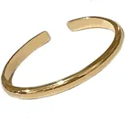 [TOE RINGS & THINGS] Toe Ring | 1mm Half Round 14k Gold Fill Adjustable Toe Ring | Unisex, Metal, No Gemstone