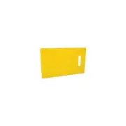 Cutting / Chopping Board 205x300x13mm Yellow Polyethylene HACCP Colour Coded