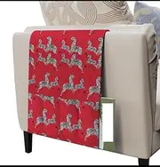 Sofa Armrest Organizer Pockets,Hanging Storage Bag,Organiser Caddy Couch Chair Bedside Storage Pocket Bag TV Remote Holder for Magazine Books Remote Cellphone Snacks Drink (Color : Red)