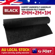 78"x 39" Black Underfelt Carpet Non-Woven Fabric Underlay Floor Renovate (for: Porsche)
