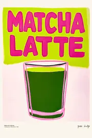 [Namly Design] Poster - Matcha Latte Art