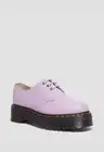 DR. MARTENS WOMEN'S LILAC 1461 II PISA LEATHER PLATFORM SHOES
