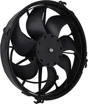 24 V Car Cooling Air Blower 7 Blades 160 W Power Condenser Fan Assembly AC Capacitor Electric Fan for Buses Trucks