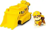 Paw Patrol Rubble's Diggin' Bulldozer with Collectible Figure, for Kids Aged 3 and up