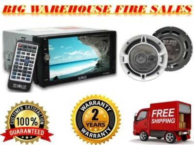 Absolute DD-3000 7-Inch Double Din DVD / CD / MP3 / USB With 6.5" 3-Way Speaker