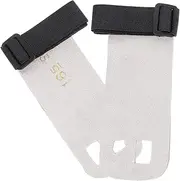 EXAOMBLE 1Pair Gymnastics Grips Weightlifting Wrist Support Straps Palm Protectors for Safe Training for Weightlifting Cross Training and Fitness Sports Activities
