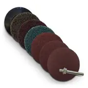 JOSCO BRUMBY 50mm Quick-Change Sanding Disc & Surface Preparation Kit - 7 Piece