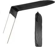 Boat Sun Shade Canopy, Boat Top with Storage Bag, Rainproof and Sunscreen Protective for Runabout Boat, V