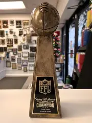 FANTASY FOOTBALL TROPHY GOLD LOMBARDI REPLICA FREE ENGRAVING 18 inches M~RF143C*