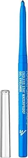 Manhattan Endless Stay Waterproof Gel Eyeliner - Light Blue Gel Eyeliner with Glitter and Removable Lead without Sharpening - Colour Aqua Sparkle 004-1 x 2.6 g