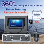 9inch DVR 8GB 50M Underwater Fishing Video Camera Fish Finder 360° Dome Rotating
