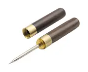 Ice Picks for Breaking Ice. Made of Quality Pine Wood and Food-grade Stainless Steel-Ebony