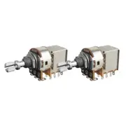 FLEOR 2PCS Guitar Bass B250K Push Pull Potentiometer Pot Short Split Shaft