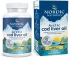 Nordic Naturals Arctic Cod Liver Oil, Lemon - 90 Soft Gels - 750 Mg Total Omega-