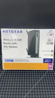 Netgear Wireless-N 300 Router With DSL Modem