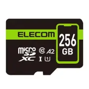 ELECOM microSD 256GB UHS-I U1 90MB/s microSDXC card with 2 years of data recover
