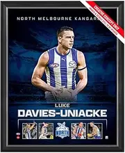 Luke Davies-Uniacke North Melbourne 2023 Official AFL Sportsprint Framed