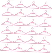 100Pcs Miniature Doll Clothes Hangers for Pretend Play Miniature Hangers for Versatile Decoration Micro Landscape Accessory