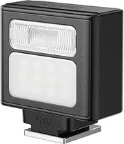 Ulanzi L133 SL02 Spark Light Camera Flashlight/Flash Strobe 6500K 4 Color Temperature Adjustable, Steady Light Mode, 5600K Type-C Compatible, Hot Shoe Mount Included, Compatible with Sony, Canon