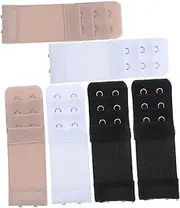 [OATIPHO] Women Bra Extension Women Row Bra Extension Thin Extender Stretch Belt Brassiere Extension Hooks Black Bralette Ladies Bras Extenders Comfortable Bra Extension Clip Hooks