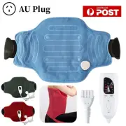 Electric Heated Belt Pain Relief Therapy Heating Pad Back Waist Brace AU Plug