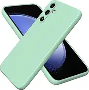 Compatible with Samsung Galaxy A15 4G/5G, Slim Fit Fashion Silicone Shockproof Back Case Cover Phone Case for Samsung Galaxy A15 4G/5G-Light Green