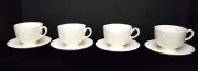 Wedgwood Cups and Saucers Set of 4, Etruria of Barlaston.