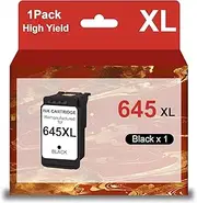 645XL Balck Ink Cartridge Replacement for Canon PG-645 PG 645 645XL Black Works for Pixma MG2560 MG2460 MG2960 MG2965 MX496 (1 Black)