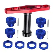 RC 17mm Hex Wheel Adapters & Wrench Set for 1/8 Scale Monster Trucks and Off