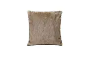 Home Brown Fox Luxury Faux Fur Filled Cushion 50 x 50cm