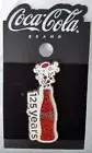 Coca Cola 125 Years Pin Sparkling Red Bottle